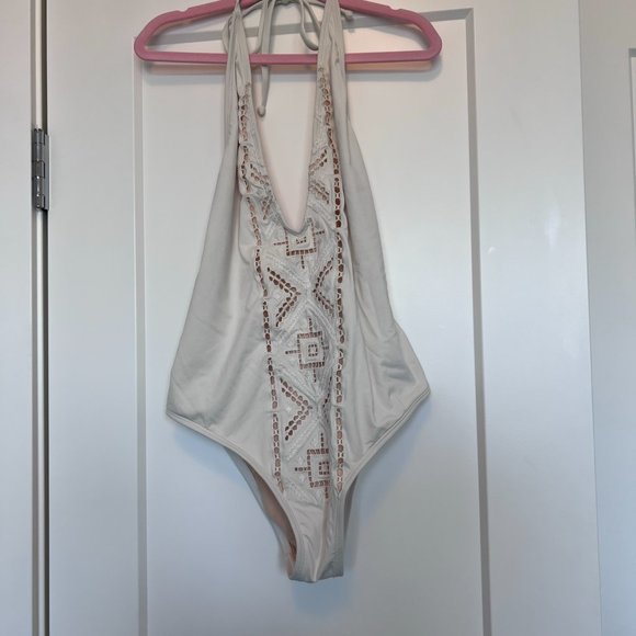 Billabong AT SEA One Piece White Swimsuit - Picture 2 of 4